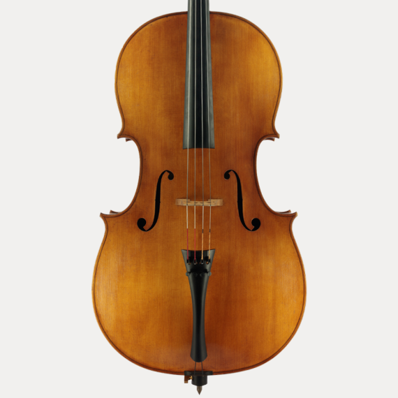 Violoncel construït per Benoit Bonten a Livinhac le hait, França l'any 2025. L'instrument es troba en perfecte es