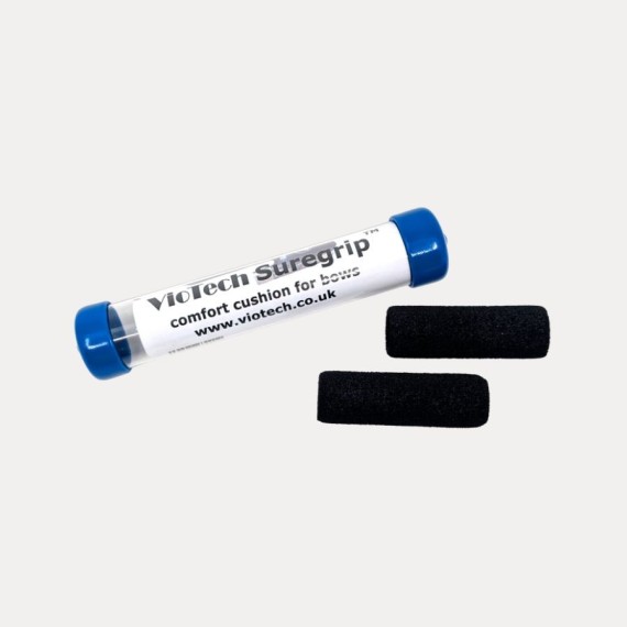 Protector d'arc per a violoncel Viotech Suregrip dissenyat per als músics que requereixen més comoditat en l'agafada de l'arc